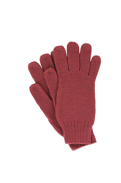 istock woolen gloves isolated on a white background. winter gloves. 2228669915