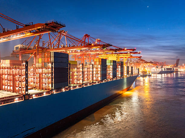 istock aerial view container in port 2228671136
