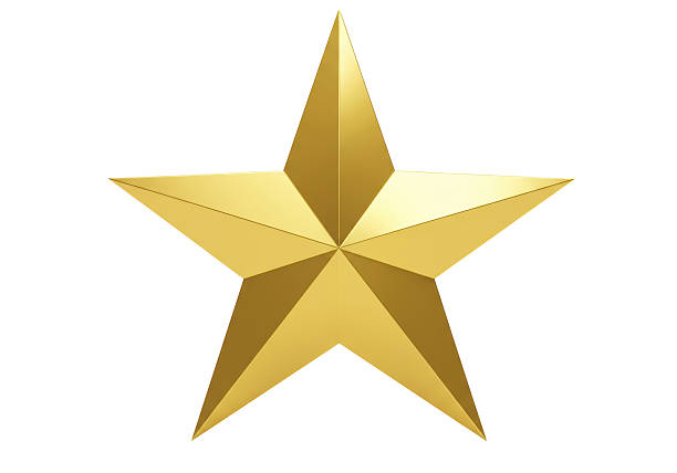 istock Isolated Simple Classic Golden Star Symbol 2228672711