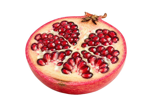 istock Isolated Half Cut Juicy Pomegranate with Seeds 2228673205