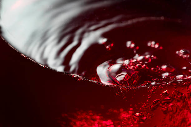 istock Red wine abstract splashing in glass. 2228684314