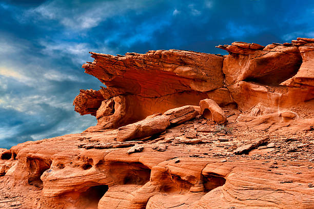 istock Eroded Red Rock Mountain Valley of Fire Mojave Desert Nevada 2228685606
