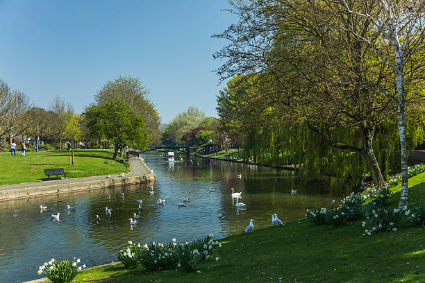 istock Hythe Military canal corner. 2228690611