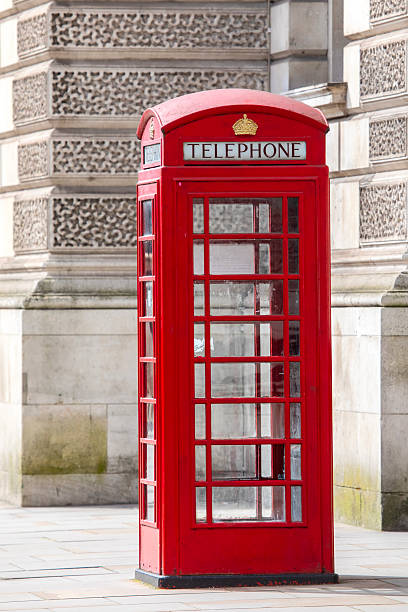istock Iconic Red Telephone Box in London, UK 2228691266