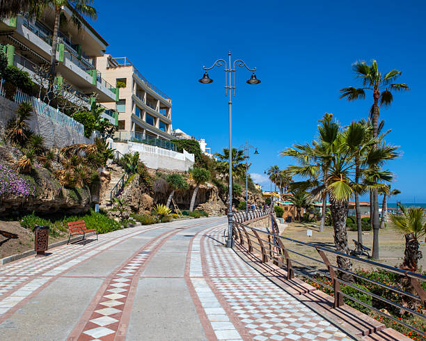 istock Paseo Maritimo Promenade in Benalmadena, Spain 2228691801