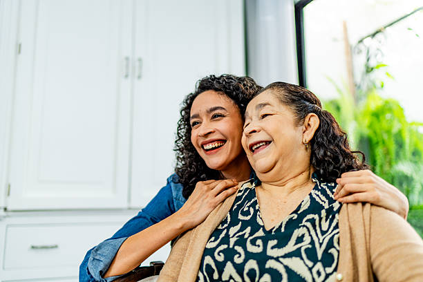 istock Mother and daughter contemplating at home 2228692003