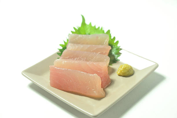 istock Albacore tuna sashimi served on a plate 2228694920