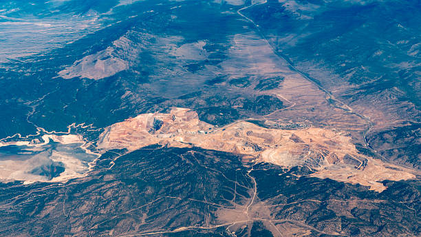 istock aerial view of Robinson Mine, Nevada 2228695655