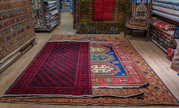 istock Traditional Turkish rugs with intricate patterns, Grand Bazaar, Istanbul, Turkey 2228697133