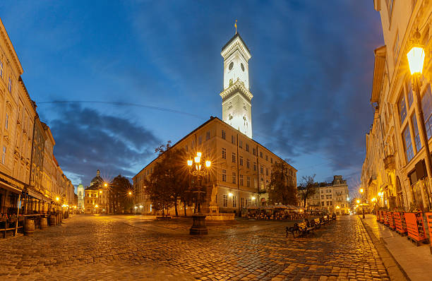 istock Market Square at dawn, Lviv, Ukraine 2228701547