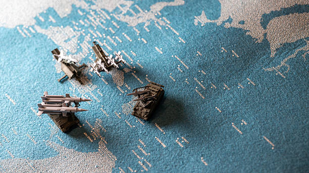 istock the missile launcher on the map 2228706689
