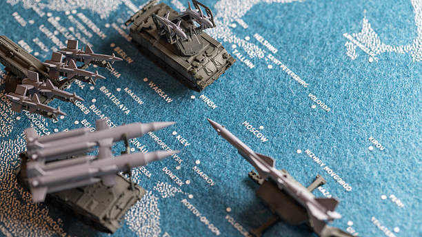 istock the missile launcher on the map 2228706701