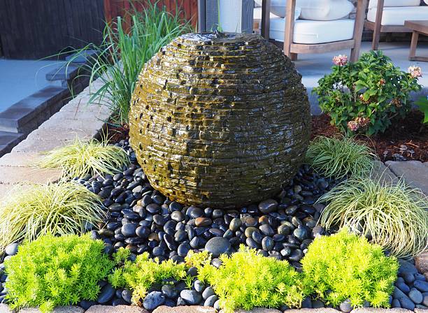 istock Residential Sphere Fountain 2228721989