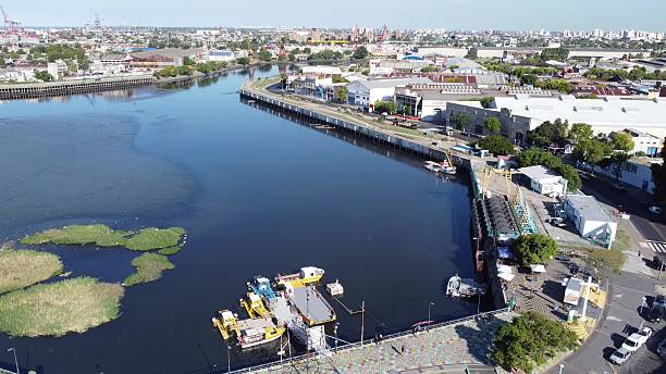 istock Riachuelo river rotating bridge opening in buenos aires 2228722740
