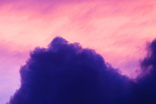 Close-up of clouds at dusk