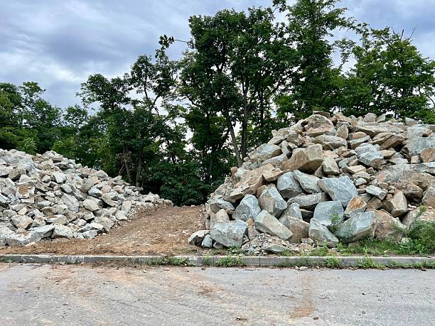 istock Two piles of excavated rocks 2228722807