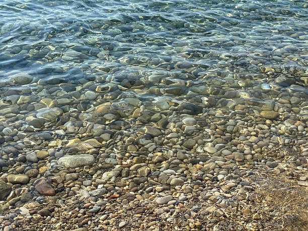 istock Clear sea and pebble beach 2228727603
