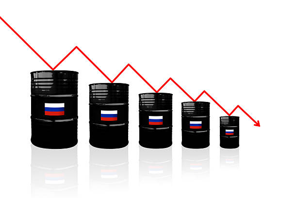 istock Russian urals crude oil. Sanctions and embargo for Russia 2228729986