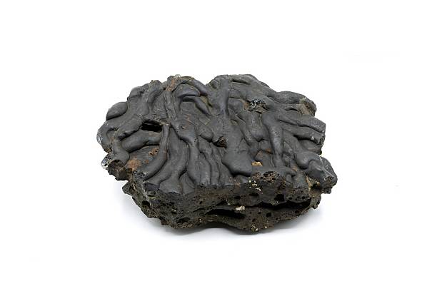 istock Botryoidal Hematite Mineral Specimen with Textured Surface  Natural Iron Ore Formation 2228738651