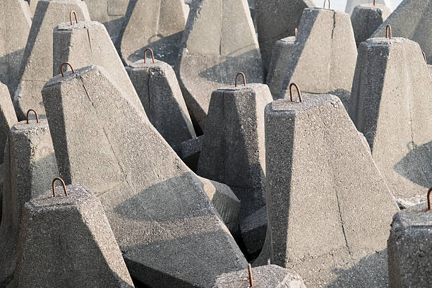 istock breakwater in the sea, a collection of concrete breakers 2228746972