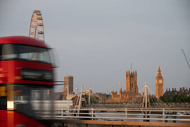istock Pink Dawn Before Sunrise over Big Ben 2228751245