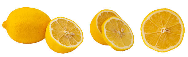 istock Lemon Fruits, Whole and Sliced, Isolated on White Background. 2228752219