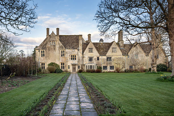 Cerne Abbey, a former Benedictine monastery founded in 987 in Cerne Abbas, Dorset