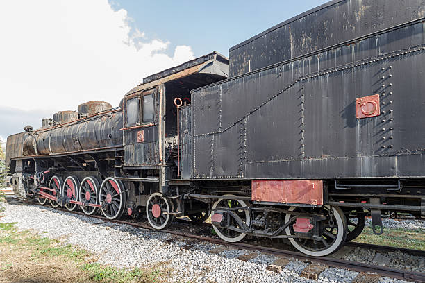 istock Vintage steam engine locomotive train 2228765846