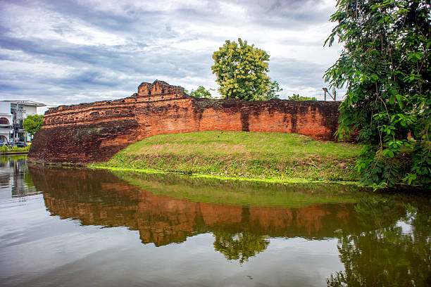 istock Katam Corner ancient brick wall in Chiang Mai city 2228772349
