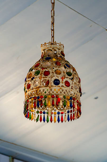 istock Vintage Bejeweled Hanging Lamp, Decorative light, Ceiling light 2228776844
