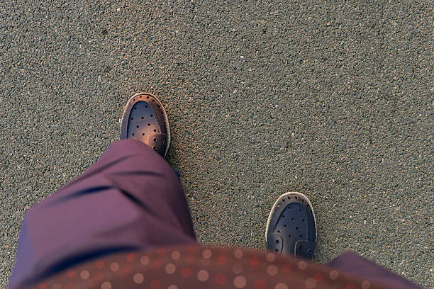 Men walking on the rod