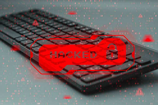 istock Cybersecurity breach warning with red HACKED alert on computer keyboard background. Concept of cyber attack with data breach, hacking, identity theft and internet security risk. 2228779946