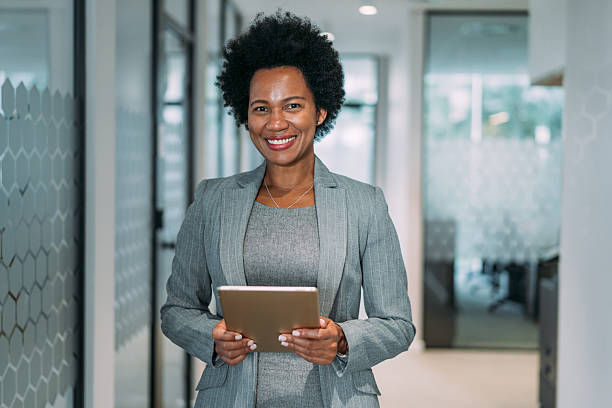 istock Confident businesswoman in modern office. 2228780922