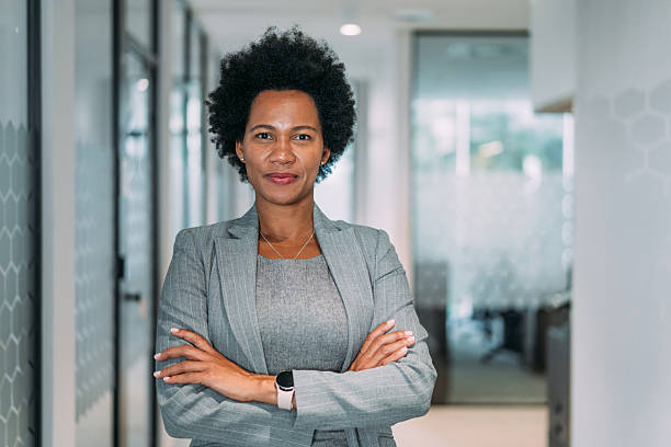 istock Confident businesswoman in modern office. 2228780923