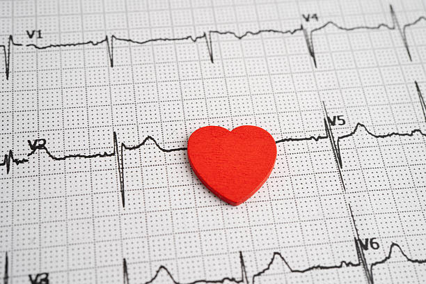 istock Electrocardiogram ECG, heart wave, heart attack, cardiogram report. 2228784807