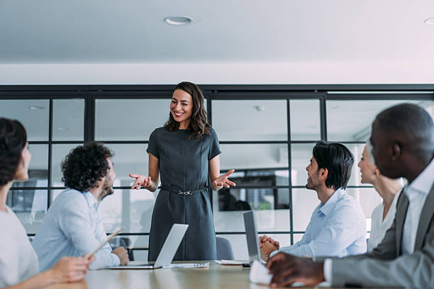 istock Team of professionals during a meeting. 2228787480