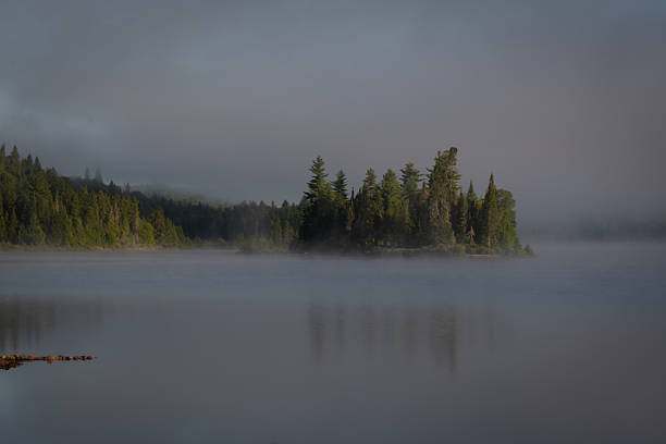 istock Misty morning at sunrise 2228788963
