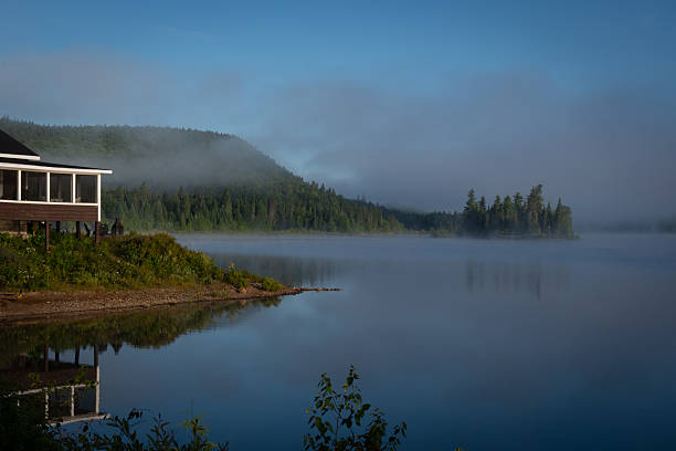istock Misty morning at sunrise 2228789007