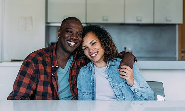 istock Happy couple at home. 2228790138