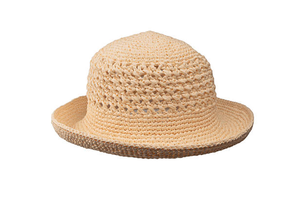 istock Straw summer hat with isolated on white background. 2228793790