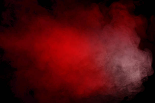 istock Orange and red steam on a black background. 2228793793