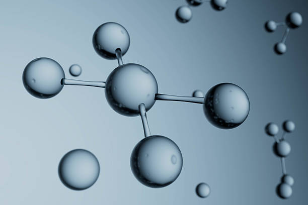 istock A cluster of blue spheres with a line connecting them 2228797975