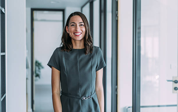 istock Confident businesswoman in modern office. 2228798970