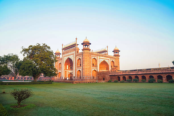 istock Taj Mahal Mausoleum Main Gate in Agra City, India. 2228802582