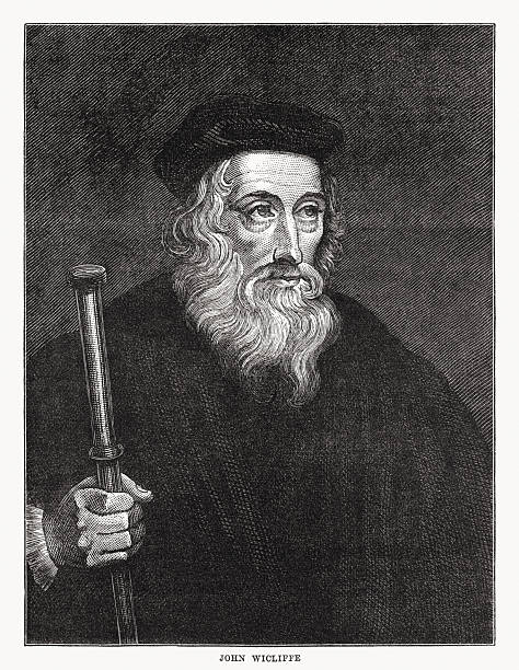 istock John Wycliffe (c.1328-1384), English philosopher and reformer, woodcut, published 1899 2228803077