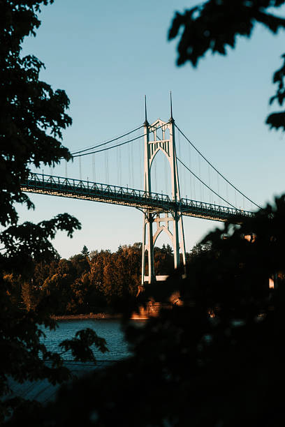 istock St. John's Bridge in Portland, Oregon 2228809503