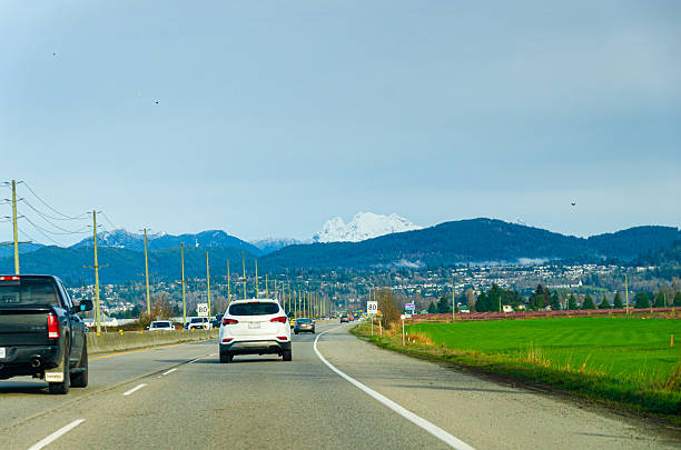 istock View of Abbotsford, Canada, BC, with Mt. Baker in the background 2228819246