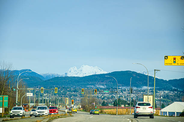 istock View of Abbotsford, Canada, BC, with Mt. Baker in the background 2228819249