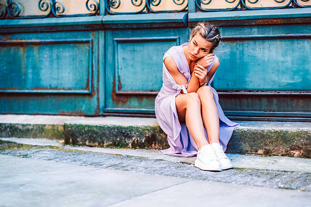 istock Depressed woman feeling lost 2228819579