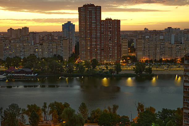 evening in Kyiv Ukraine